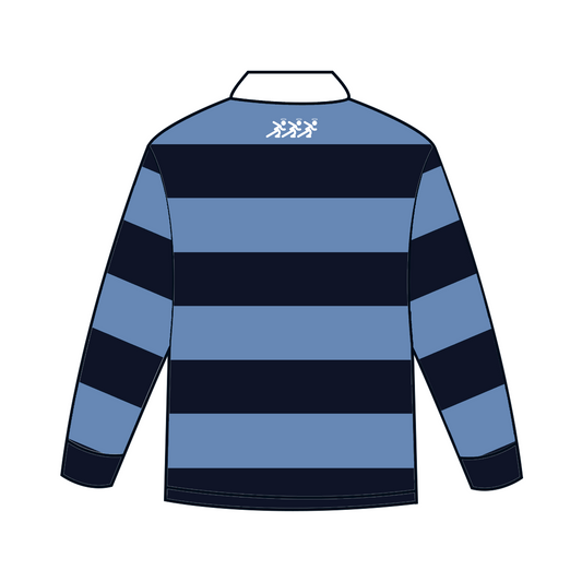 'Jesus Saves' Rugby Polo (Blue)