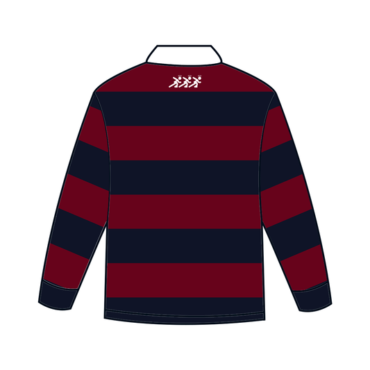 'Jesus Saves' Rugby Polo (Red)