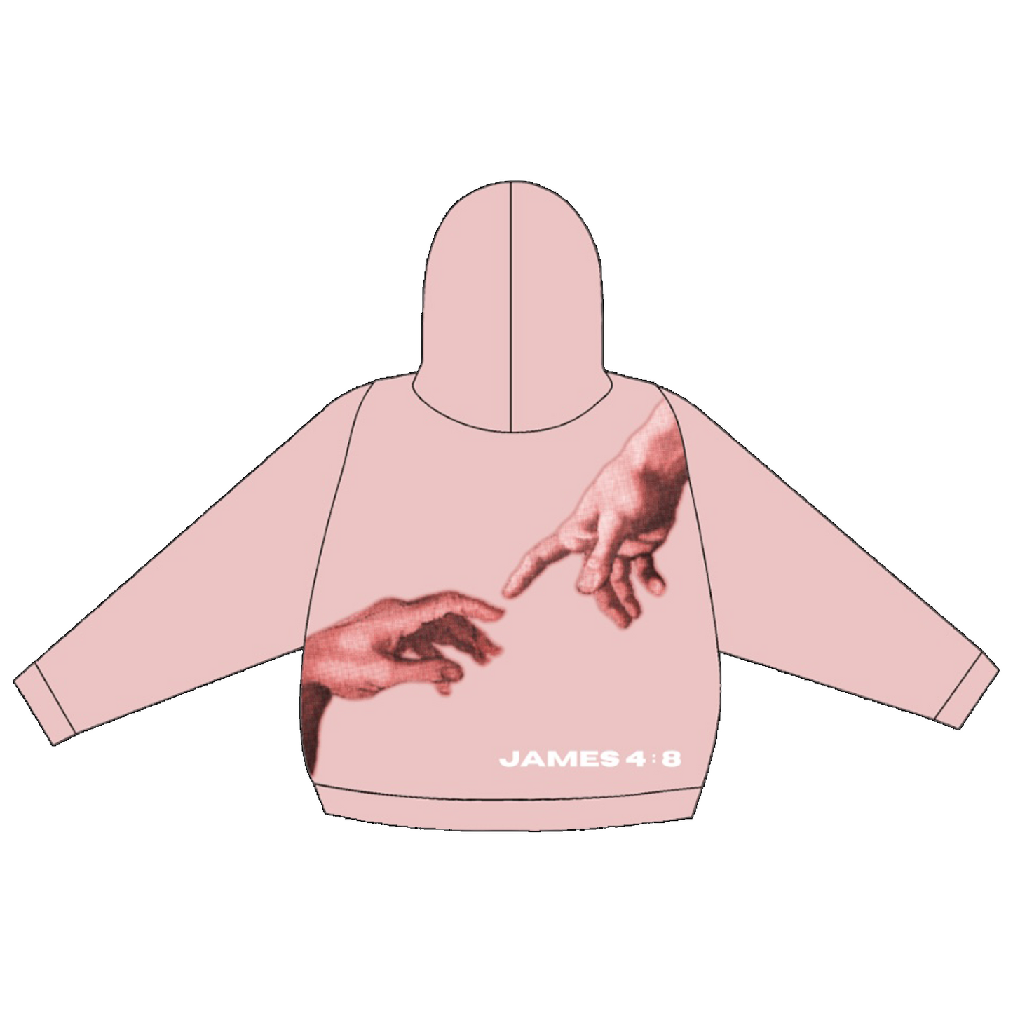 'Draw Near to God' Hoodie (Pink)