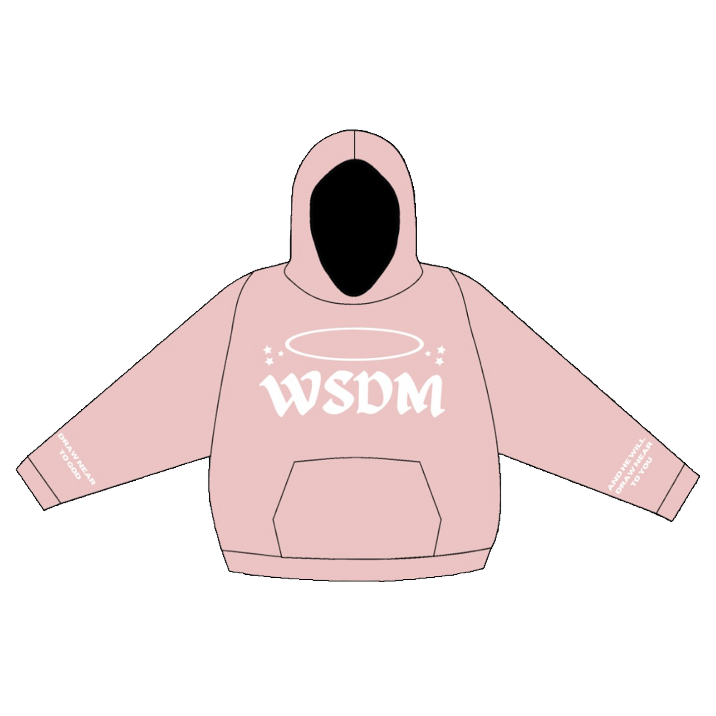'Draw Near to God' Hoodie (Pink)