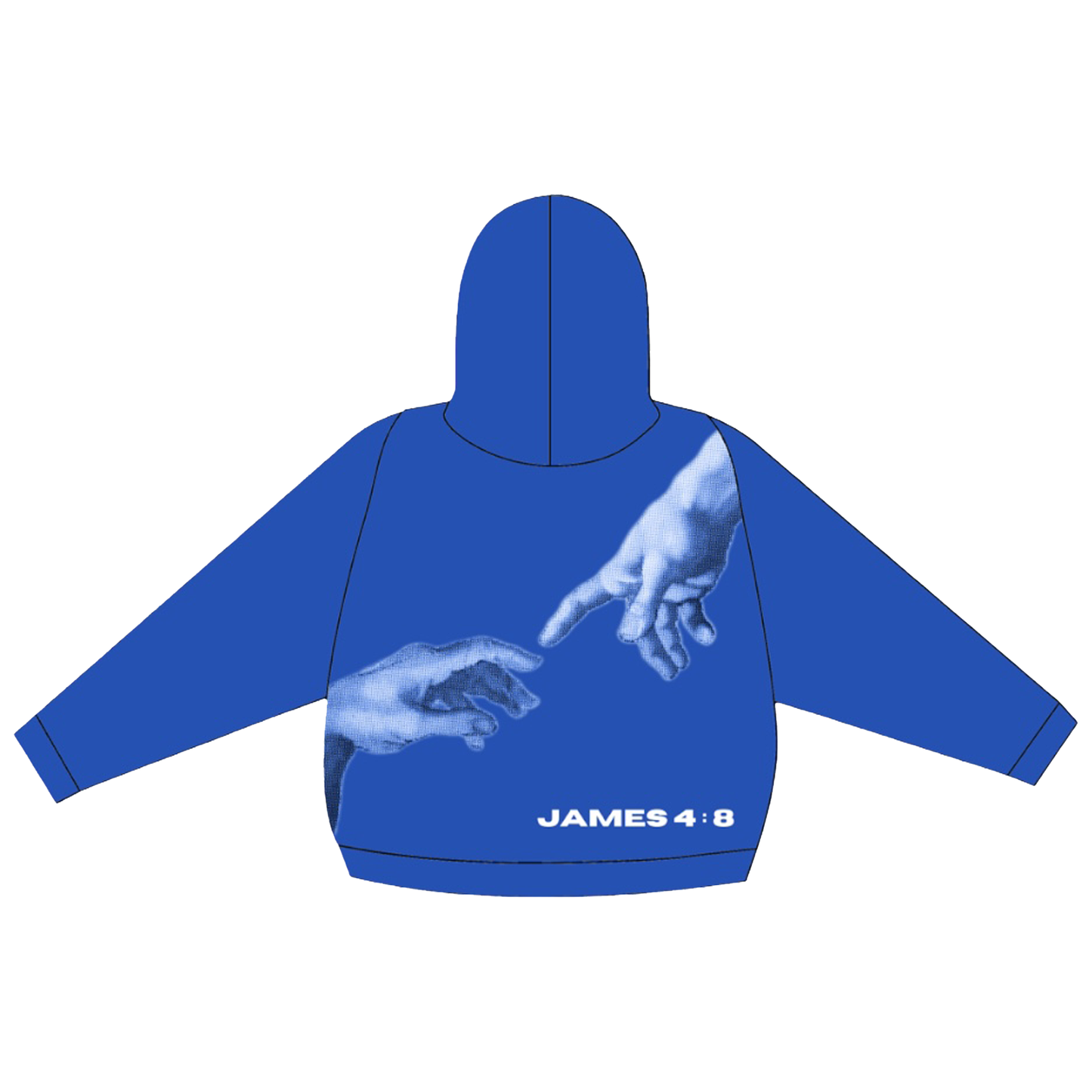 'Draw Near to God' Hoodie (Blue)