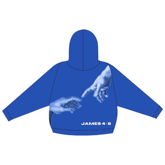 'Draw Near to God' Hoodie (Blue)