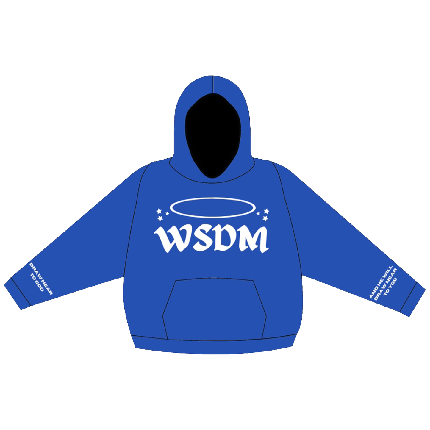 'Draw Near to God' Hoodie (Blue)